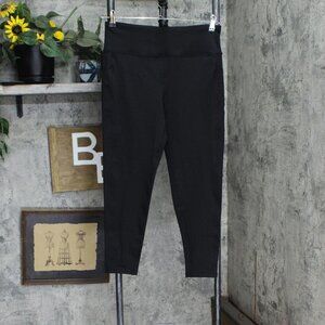 NWT DKNY Sport Womens Knit Leggings 1799386 XL Black